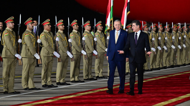 Cumhurbaşkanı Erdoğan - IKBY Başkanı Neçirvan Barzani