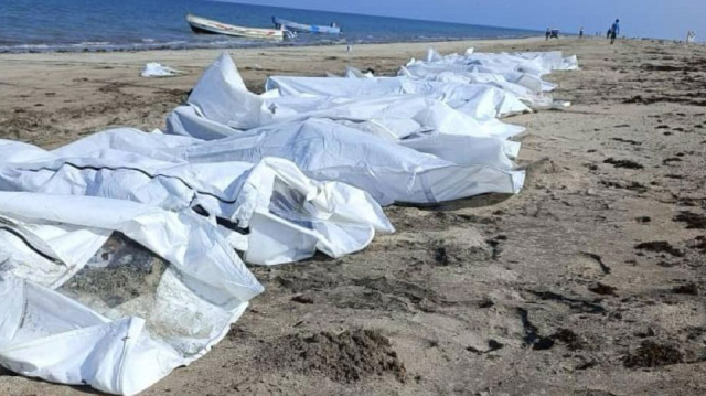 Des corps de migrants échoués sur les côts de Djibouti.