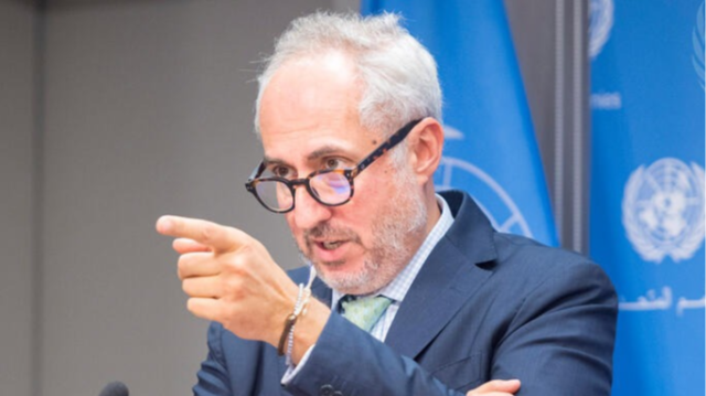 Stéphane Dujarric, porte-parole du secrétariat des Nations-Unies, le 2 octobre 2023