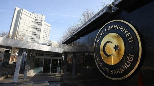 Le ministère turc des Affaires étrangères à Ankara en Turkiye, le 24 avril 2024.