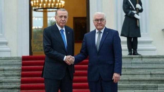 الرئيس أردوغان يستقبل نظيره الألماني في أنقرة