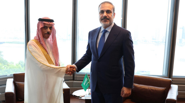 Suudi Arabistan Dışişleri Bakanı Faysal bin Ferhan - Dışişleri Bakanı Hakan Fidan