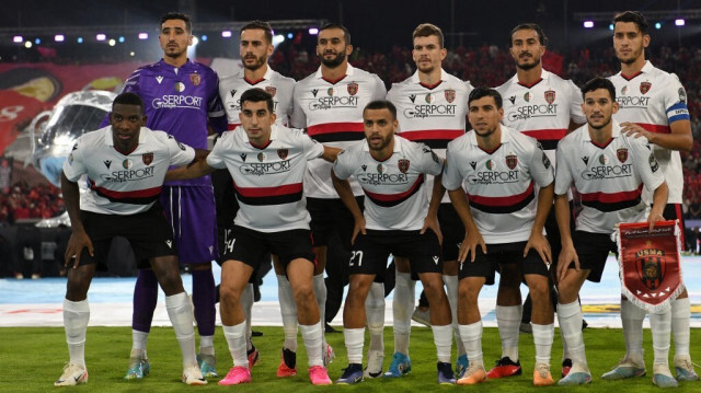 Les joueurs de l'USM Alger, le 15 septembre 2023.