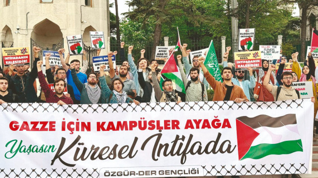 ABD'deki üniversite intifadasını Türkiye'den selamladılar
