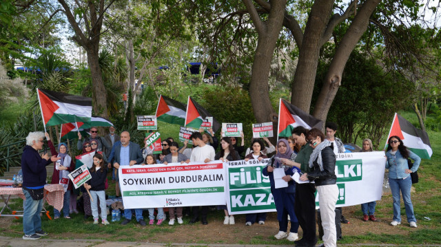 مظاهرات في إسطنبول وولايات تركية تضامنا مع غزة