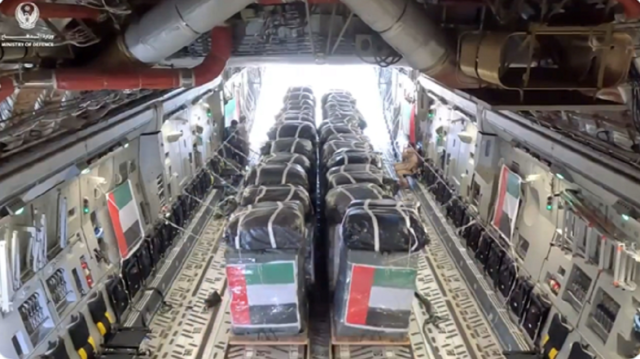 الإمارات: تنفيذ الإنزال الجوي الـ40 لمساعدات على شمال غزة