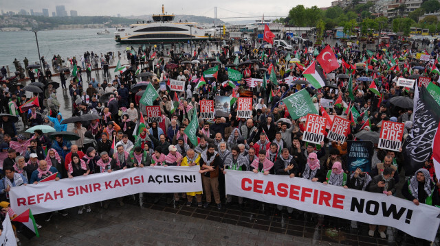 إسطنبول.. آلاف يشاركون في مسيرة "لا تنس غزة"