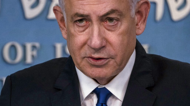 Le Premier ministre israélien Benjamin Netanyahu s'exprime lors d'une conférence de presse à Jérusalem le 17 mars 2024.
