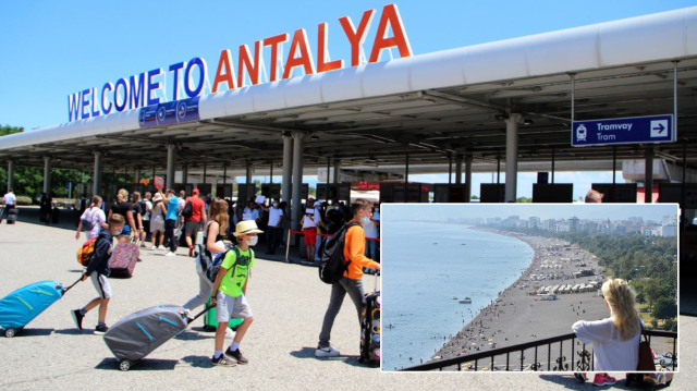 Antalya'nın 3 aylık turist ağırlama rekoru kırıldı: İlk kez 1 milyon barajı aşıldı
