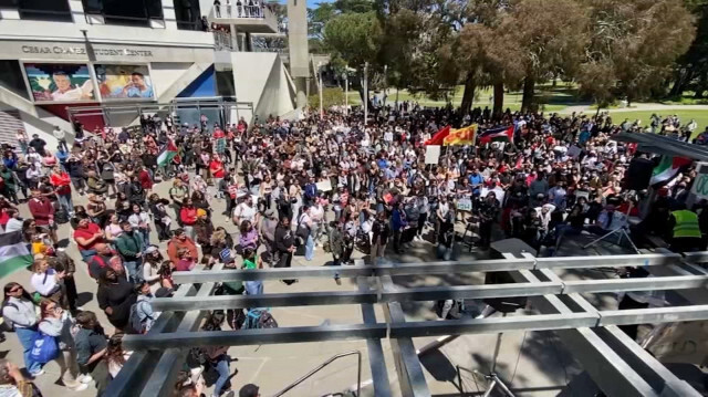 جامعة سان فرانسيسكو تنضم لركب الاحتجاجات الداعمة لغزة