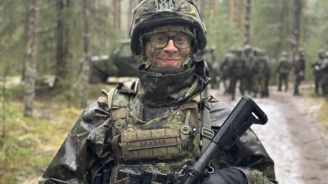 Тойво Саабас входит в число молодых эстонцев, проходящих военную службу в настоящее время