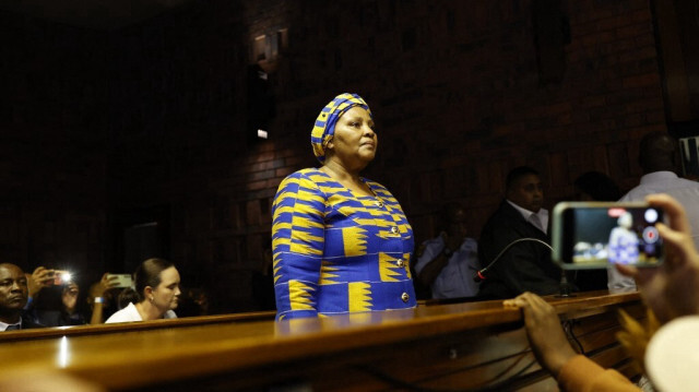 La Présidente démissionnaire de l'Assemblée nationale de l'Afrique du Sud, Nosiviwe Mapisa-Nqakula.
