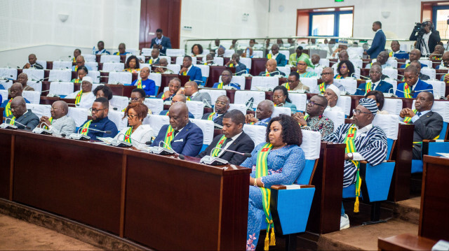 Vue de l'Assemblée nationale togolaise lors de l'ouverture de la 2e session ordinaire de l'année 2023.