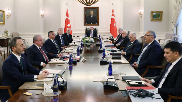 Cumhurbaşkanlığı Yüksek İstişare Kurulu, Cumhurbaşkanı Erdoğan başkanlığında toplandı.