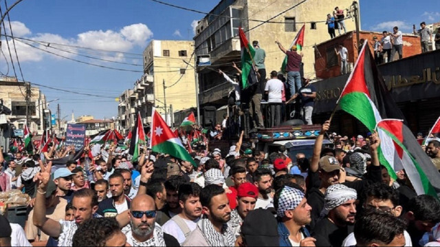 الأردن.. مئات يتظاهرون تنديدا بالهجوم الإسرائيلي على رفح 