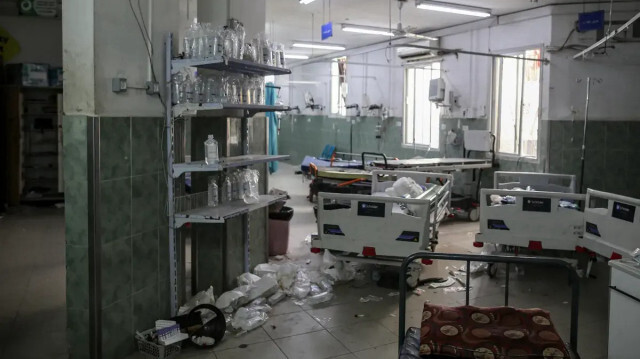 Больница Абу Юсеф аль-Наджар на следующий день после того, как персонал получил приказ об эвакуации (Фото: Anadolu/Getty Images)
