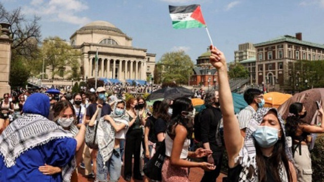 نيويورك.. أكاديميون في جامعة نيو سكول يقيمون مخيما مناصرا لفلسطين