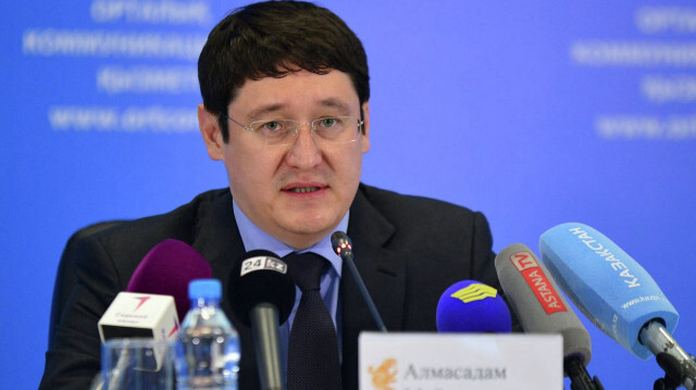 Министр энергетики Казахстана Алмасадам Саткалиев (Фото: Служба центральных коммуникаций)