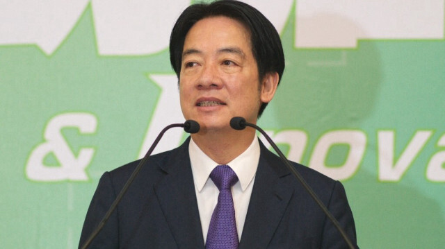 Le président élu de Taïwan, Lai Ching-te, s'exprime lors d'une conférence de presse à Taipei le 10 avril 2024.