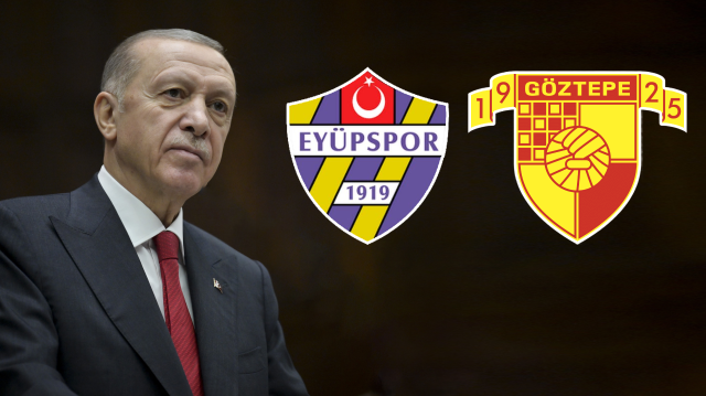 Cumhurbaşkanı Erdoğan, Eyüpspor ve Göztepe için tebrik mesajı yayınladı.