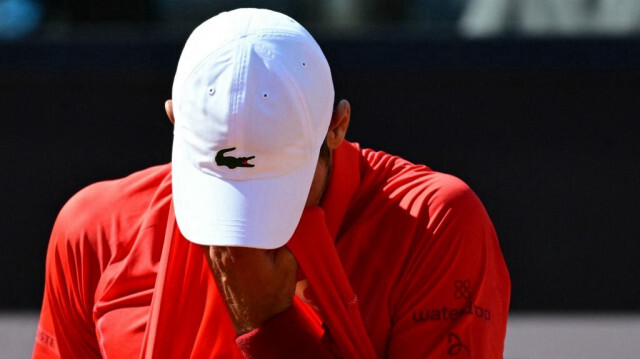 Le Serbe Novak Djokovic au tournoi de tennis ATP de Rome, le 12 mai 2024.
