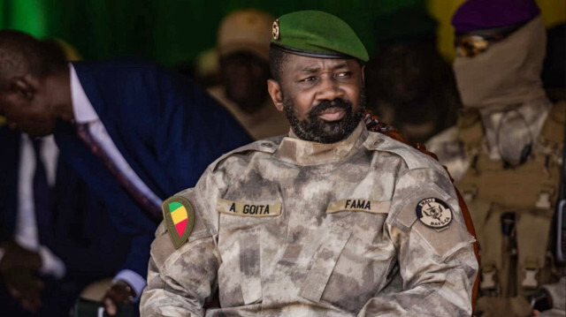 Le président de la transition militaire au Mali, chef de l'État, Assimi Goïta