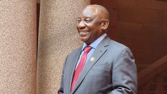 Le Président sud-africain, Cyril Ramaphosa