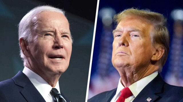 ABD Başkanı Joe Biden, Donald Trump.