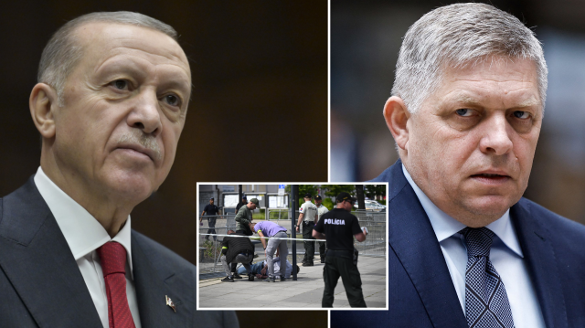 Cumhurbaşkanı Recep Tayyip Erdoğan - Slovakya Başbakanı Robert Fico