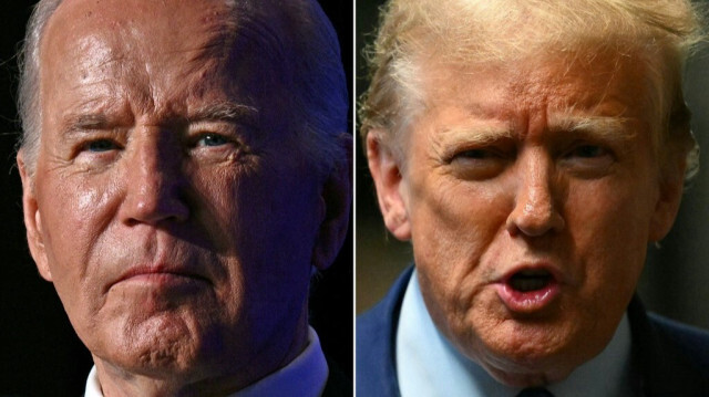 L'actuel et l'ancien président des États-Unis, Joe Biden et Donald Trump.