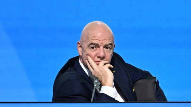 Le président de la FIFA, Gianni Infantino, assiste au 74e Congrès de la FIFA à Bangkok le 17 mai 2024, dans lequel la question de la suspension de la fédération israélienne a été abordée.