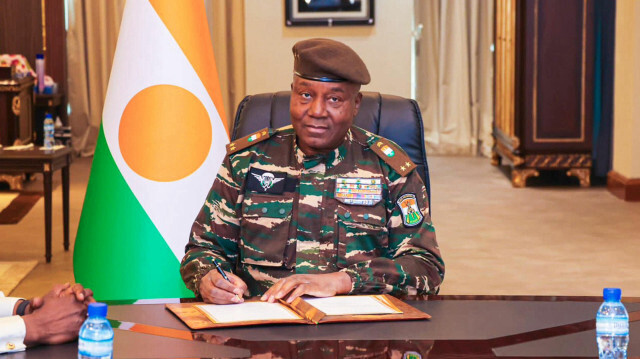 Le Président de la transition au Niger, chef de l'état, Abdourahamane Tiani.