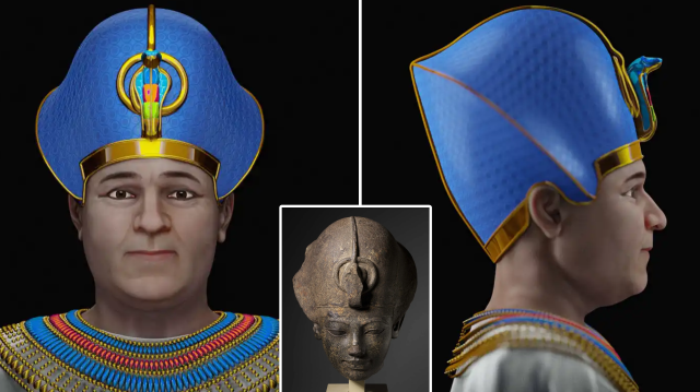 En zengin firavuna dijital yüz yapıldı
