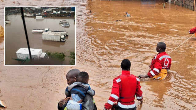  Kenya meteoroloji kurumu, bu hafta yağışların devam edeceğini açıkladı. 