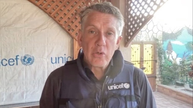 Le porte-parole du Fonds de secours des Nations Unies pour l'enfance (UNICEF), James Elder.