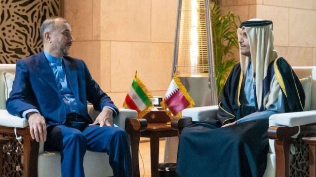وزيرا خارجية قطر وإيران يبحثان سبل خفض التصعيد بالمنطقة 