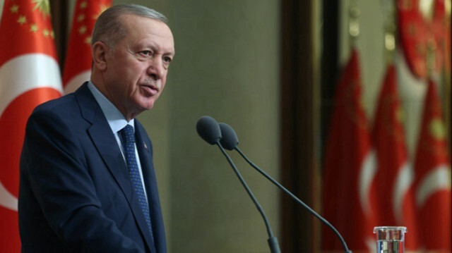 Le Président turc, Recep Tayyip Erdogan lors d'un événement organisé à Ankara en Turkiye, le 02 mai 2024.