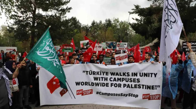 دعما لفلسطين.. مسيرات لشبيبة "العدالة والتنمية" بـ17 جامعة تركية
