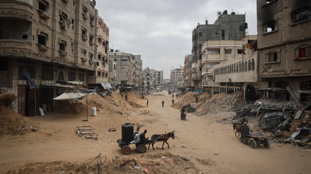 В четверг были повреждены здания в Хан-Юнисе на юге сектора Газа.