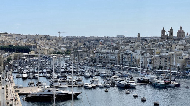 Vue du port de La Valette, la capitale de Malte qui s'apprête à reconnaître la Palestine "lorsque le moment sera venu".