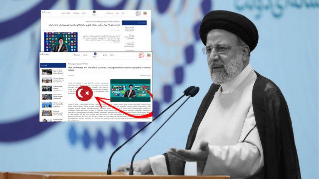 İran Cumhurbaşkanlığı Farsça sitesinde Türk bayrağına yer vermedi: İngilizce arayüzde de Osmanlı bayrağı kullandı