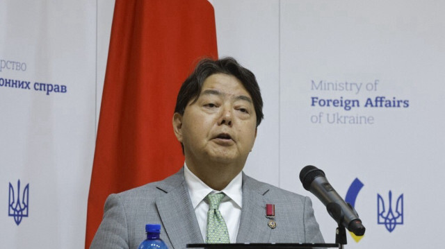 Le ministre japonais des Affaires étrangères, Yoshimasa Hayashi.