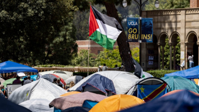 طلاب جامعة كاليفورنيا يعتصمون مجددًا ضد الحرب على غزة