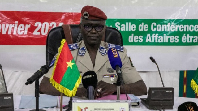 Le ministre de la Défense et des Anciens Combattants du Burkina Faso, membre de la junte qui a pris le pouvoir dans le pays en 2022 et dont des discussions sont en cours concernant les suites de la Transition.