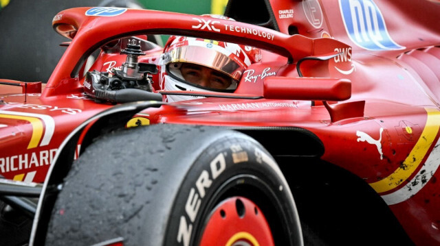 Le pilote monégasque de Ferrari, Charles Leclerc, remporte le Grand Prix de Monaco de Formule 1, le 26 mai 2024 au Circuit de Monaco.
