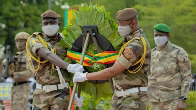 Les Forces Armées Maliennes ont participé à une cérémonie après avoir pris position dans la ville de Kidal, le mardi 14 novembre 2023.