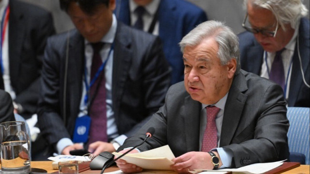 Le Secrétaire général de l'ONU, Antonio Guterres.