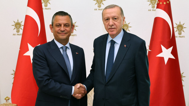 Özgür Özel - Cumhurbaşkanı Erdoğan