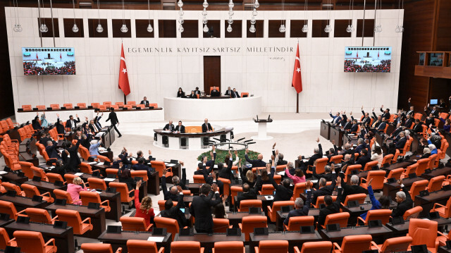 La Grande Assemblée Nationale de Türkiye a adopté une résolution condamnant les actions d'Israël à Gaza et demandant une intervention de l'ONU, le 29 mai 2024.