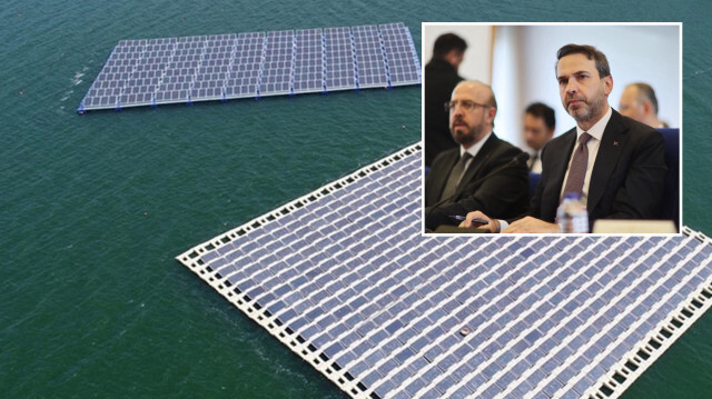 Bakan Bayraktar, baraj, göl ve göletlere de yüzer güneş enerjisi santrali kurulabileceğini söyledi. 
